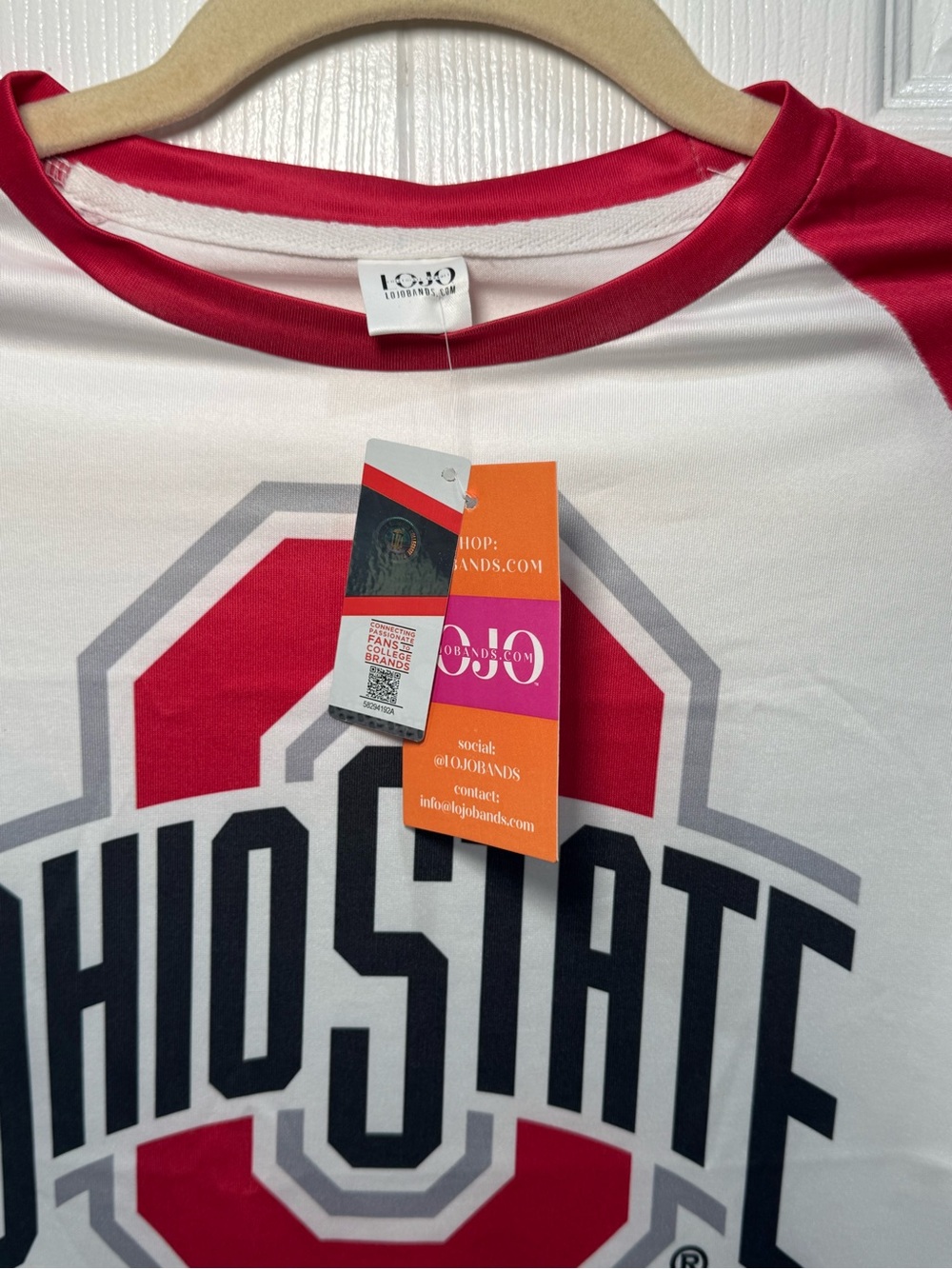 🔴⚪️ OHIO STATE Crop Top T-shirt NWT ⚪️🔴 - Picture 4 of 6